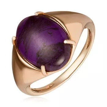 Серебряное кольцо с чароитом