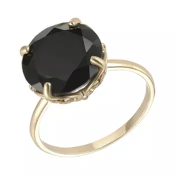 Серебряное кольцо с черной шпинелью