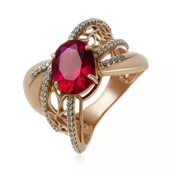 Серебряное кольцо с цирконами