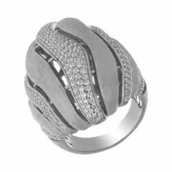 Серебряное кольцо с кубическим цирконием