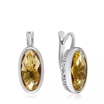 Серебряное кольцо с цитринами