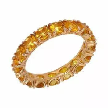 Серебряное кольцо с цитринами