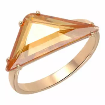 Серебряное кольцо с цитрином