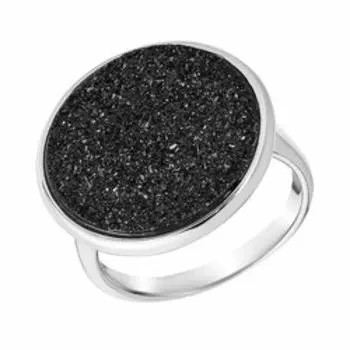 Серебряное кольцо с друзой агата