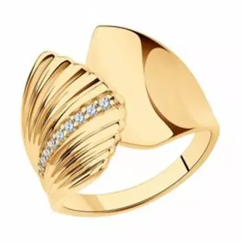 Серебряное кольцо с фианитами