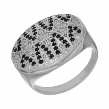 Серебряное кольцо с фианитами