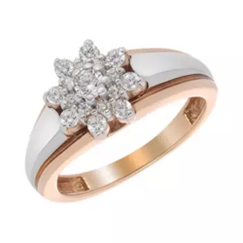 Серебряное кольцо с фианитами