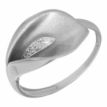 Серебряное кольцо с фианитами