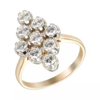 Серебряное кольцо с фианитами