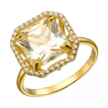 Серебряное кольцо с фианитами