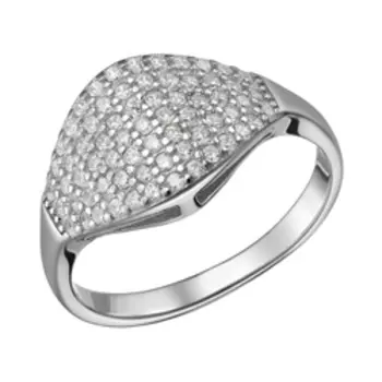Серебряное кольцо с фианитами