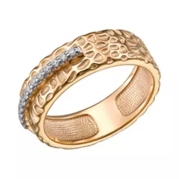 Серебряное кольцо с фианитами