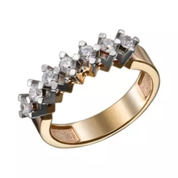 Серебряное кольцо с фианитами