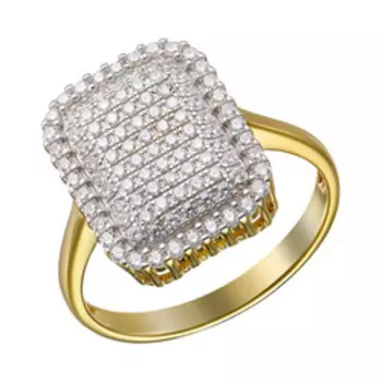 Серебряное кольцо с фианитами