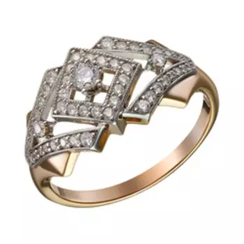 Серебряное кольцо с фианитами