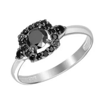 Серебряное кольцо с фианитами