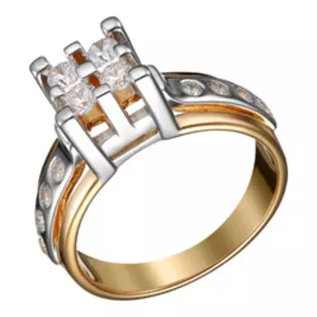 Серебряное кольцо с фианитами