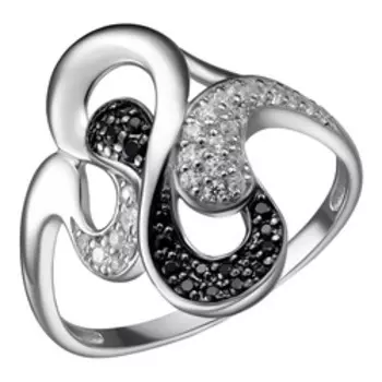 Серебряное кольцо с фианитами