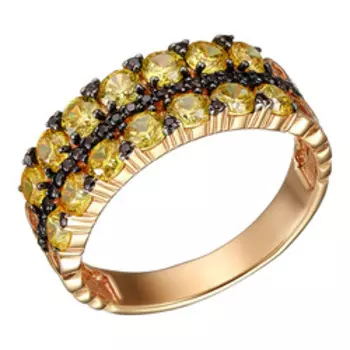 Серебряное кольцо с фианитами