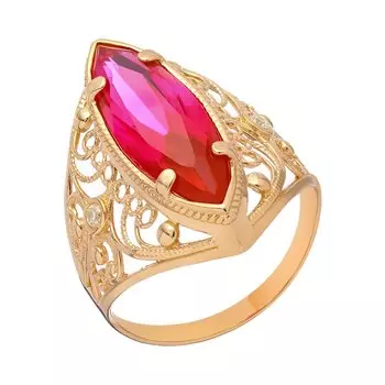 Серебряное кольцо с фианитами