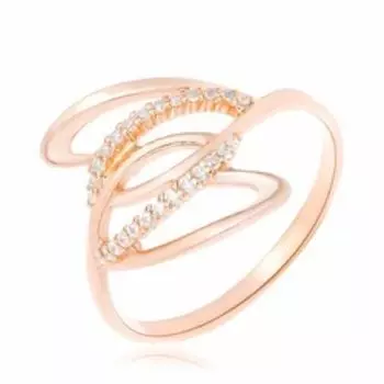 Серебряное кольцо с фианитами