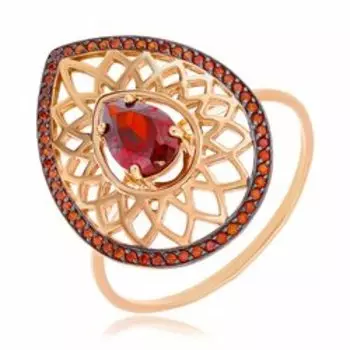 Серебряное кольцо с фианитами