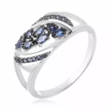 Серебряное кольцо с фианитами