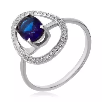 Серебряное кольцо с фианитами