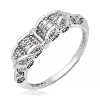 Серебряное кольцо с фианитами