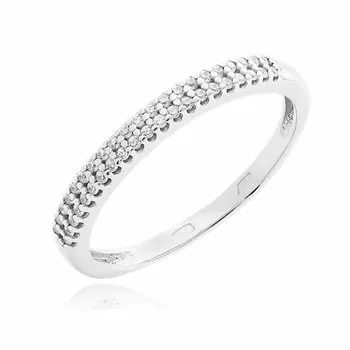 Серебряное кольцо с фианитами