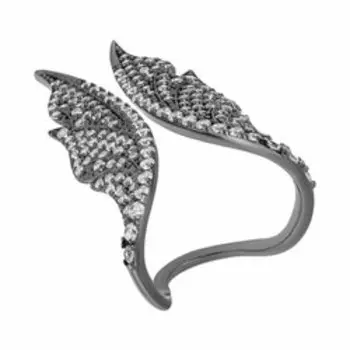 Серебряное кольцо с фианитами