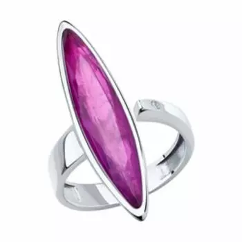 Серебряное кольцо с фианитами