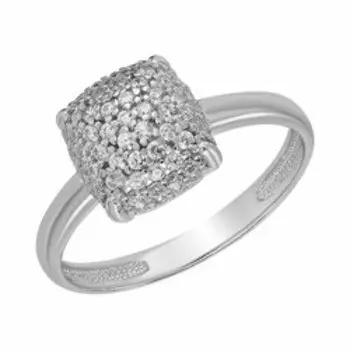 Серебряное кольцо с фианитами