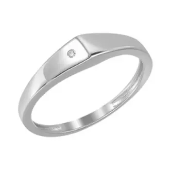 Серебряное кольцо с фианитом