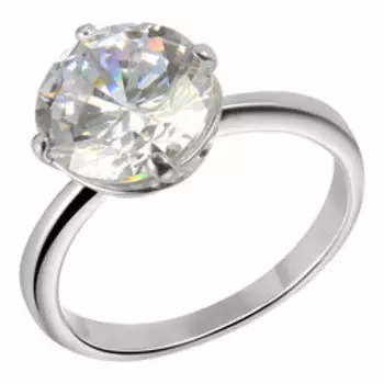 Серебряное кольцо с фианитом