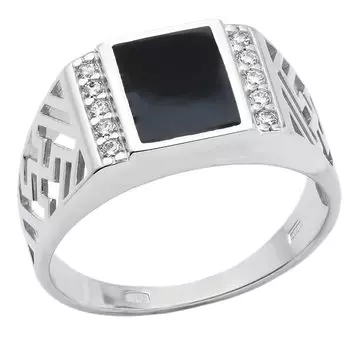 Серебряное кольцо с фианитом