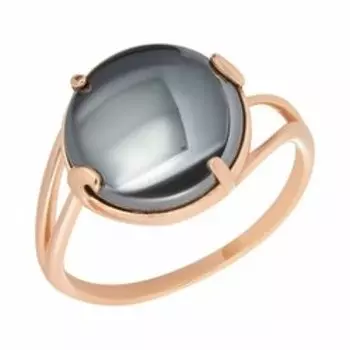 Серебряное кольцо с гематитом