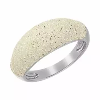 Серебряное кольцо с глиттером