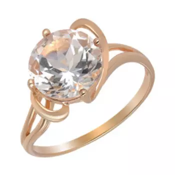 Серебряное кольцо с горным хрусталем