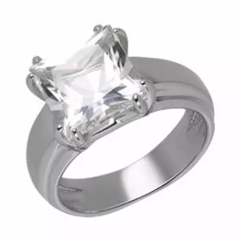 Серебряное кольцо с горным хрусталем