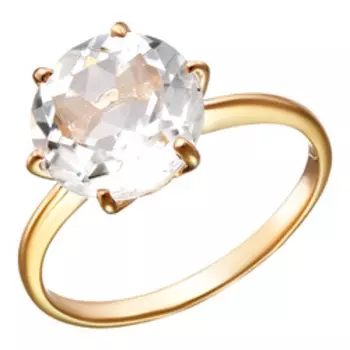 Серебряное кольцо с горным хрусталем