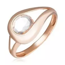 Серебряное кольцо с горным хрусталем