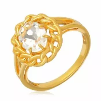 Серебряное кольцо с горным хрусталем