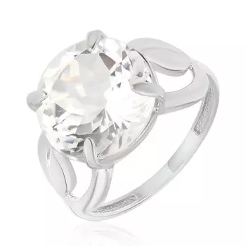 Серебряное кольцо с горным хрусталем