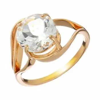 Серебряное кольцо с горным хрусталем