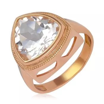 Серебряное кольцо с горным хрусталем