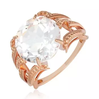 Серебряное кольцо с горным хрусталем