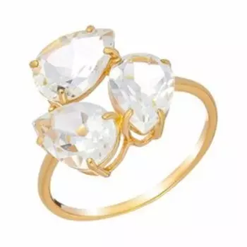 Серебряное кольцо с горным хрусталем