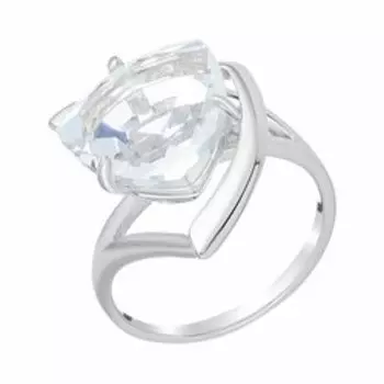 Серебряное кольцо с горным хрусталем