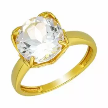 Серебряное кольцо с горным хрусталем